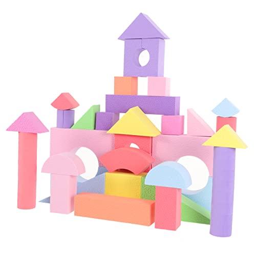 FUNNETOYU 52Stücke Stapelblöcke für Kleinkinder Farbige Eva Bausteine für Lernspielzeuge Geometrieformen und Problemlösungsfähigkeiten Sicher und für Bildung FUNNETOYU 52Stücke Stapelblöcke für Kleinkinder Farbige Eva Bausteine für Lernspielzeuge Geometrieformen und Problemlösungsfähigkeiten Sicher und für Bildung von FUNNETOYU