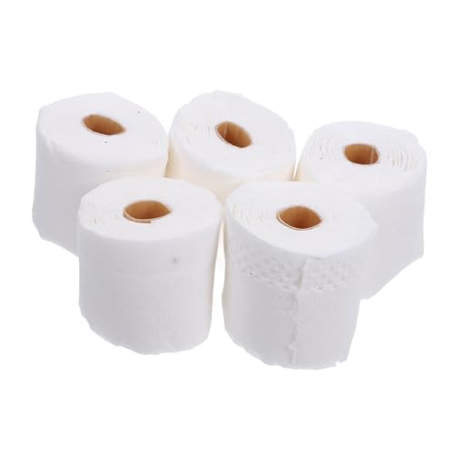 FUNNETOYU 5Stücke Puppenhaus Toilettenpapierrollen Badezimmer Dekoration Mikrogewebe Puppenhaus Zubehör für Kreative Rollenspiele Sicheres und Leichtes FUNNETOYU 5Stücke Puppenhaus Toilettenpapierrollen Badezimmer Dekoration Mikrogewebe Puppenhaus Zubehör für Kreative Rollenspiele Sicheres und Leichtes von FUNNETOYU