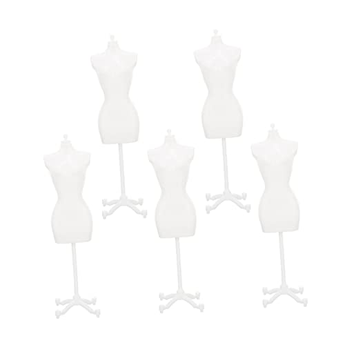 FUNNETOYU 5Stücke Puppenmodellständer Teiliges Puppenkleidungsanzeigegestell für Kreative Rollenspiele Sicher für Präsentation von Puppenkleidern und Accessoires FUNNETOYU 5Stücke Puppenmodellständer Teiliges Puppenkleidungsanzeigegestell für Kreative Rollenspiele Sicher für Präsentation von Puppenkleidern und Accessoires von FUNNETOYU