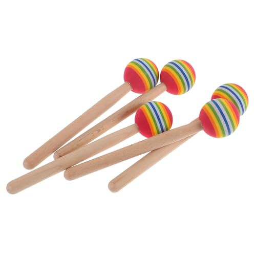 FUNNETOYU 5Stücke Regenbogen Trommelstöcke für Leichtes und Sicheres Musikinstrument aus Weichem für Kleinkinder Fördert Musikalische Erkundung und Gruppenspiele FUNNETOYU 5Stücke Regenbogen Trommelstöcke für Leichtes und Sicheres Musikinstrument aus Weichem für Kleinkinder Fördert Musikalische Erkundung und Gruppenspiele von FUNNETOYU