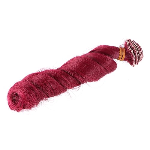 FUNNETOYU 5Stücke Teiliges Puppenperücken aus Hochtemperaturseide Lockige Haarverlängerungen für DIY Puppen Bunte Perückendekoration für Kreative Bastelprojekte FUNNETOYU 5Stücke Teiliges Puppenperücken aus Hochtemperaturseide Lockige Haarverlängerungen für DIY Puppen Bunte Perückendekoration für Kreative Bastelprojekte von FUNNETOYU