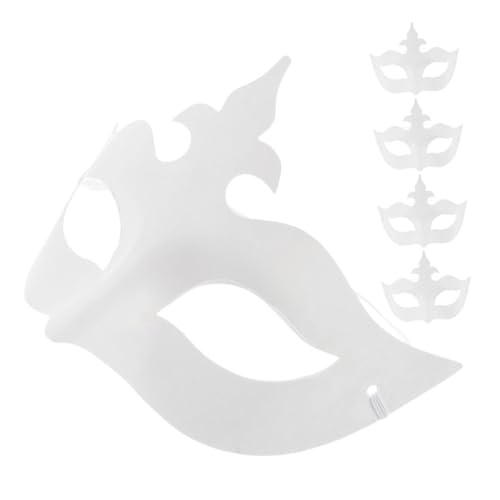 FUNNETOYU 5pcs White Mask DIY Paper Halbgesicht Maskerade Maske Für Mardi Gras Party Paintable Masken Für Karnevalskostümveranstaltungen Und Geburtstagsfeierlichkeiten Geeignet FUNNETOYU 5pcs White Mask DIY Paper Halbgesicht Maskerade Maske Für Mardi Gras Party Paintable Masken Für Karnevalskostümveranstaltungen Und Geburtstagsfeierlichkeiten Geeignet von FUNNETOYU
