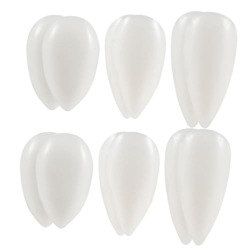 FUNNETOYU 6 Paare Vampirzähne aus Resin Halloween Fake Teeth Langlebig und Sicher für Halloween und Kostümpartys Realistische Cosplay Zahnrequisiten für Erwachsene FUNNETOYU 6 Paare Vampirzähne aus Resin Halloween Fake Teeth Langlebig und Sicher für Halloween und Kostümpartys Realistische Cosplay Zahnrequisiten für Erwachsene von FUNNETOYU