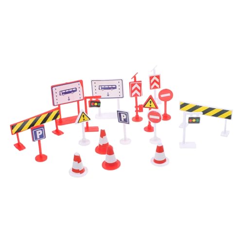FUNNETOYU 6 Sätze Teilige Verkehrszeichen Spielset Robuste Kunststoffmodelle in Weiß und Rot Pädagogisches Lernspielzeug für Sandkasten Straßensperren und DIY Fördert Verkehrssicherheit und FUNNETOYU 6 Sätze Teilige Verkehrszeichen Spielset Robuste Kunststoffmodelle in Weiß und Rot Pädagogisches Lernspielzeug für Sandkasten Straßensperren und DIY Fördert Verkehrssicherheit und von FUNNETOYU