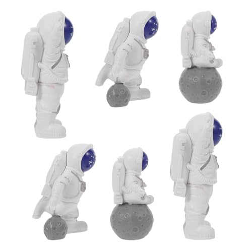 FUNNETOYU 6 Stück Astronaut Resin Cake Topper Weltraum Dekofigur Miniaturen für Kindergeburtstag Shower Tischdekorationen und Weltraum Partygeschenke FUNNETOYU 6 Stück Astronaut Resin Cake Topper Weltraum Dekofigur Miniaturen für Kindergeburtstag Shower Tischdekorationen und Weltraum Partygeschenke von FUNNETOYU