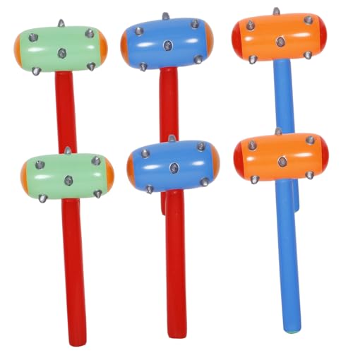 FUNNETOYU 6 Stück Aufblasbare Hammer Spielzeuge aus PVC Bunt Kinderfreundlich Leicht für Partyspiele Rollenspiele und Outdoor Spaß für Ab Jahren Zufällige Farbauswahl Zufällige Farbe FUNNETOYU 6 Stück Aufblasbare Hammer Spielzeuge aus PVC Bunt Kinderfreundlich Leicht für Partyspiele Rollenspiele und Outdoor Spaß für Ab Jahren Zufällige Farbauswahl Zufällige Farbe von FUNNETOYU
