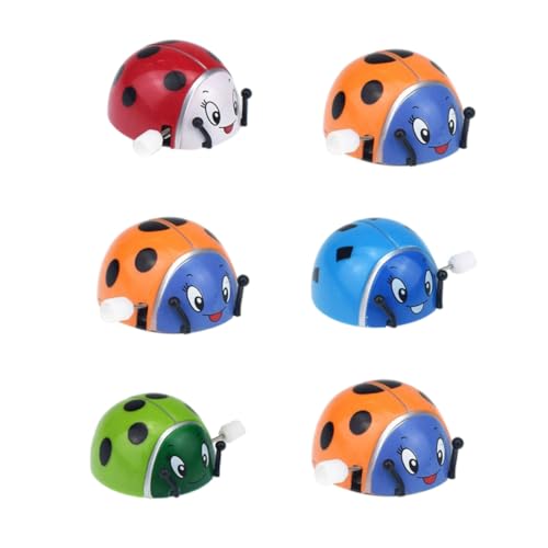 FUNNETOYU 6 Stück Aufziehspielzeuge im Niedlichen Marienkäfer Design Handmechanische Spielzeuge für Fördert Koordination und Fantasie für Feste und Gemeinsamen Spielspaß Zufällige Farbe FUNNETOYU 6 Stück Aufziehspielzeuge im Niedlichen Marienkäfer Design Handmechanische Spielzeuge für Fördert Koordination und Fantasie für Feste und Gemeinsamen Spielspaß Zufällige Farbe von FUNNETOYU