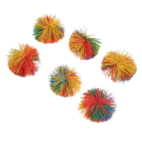 FUNNETOYU 6 Stück Bunte Silikon Wuschelball Stressball Dehnbar Flauschig Sensorisch für Spiel und Stressabbau Leichter Puschelball Zufallsfarben Zufällige Farbe Zufällige Farbe FUNNETOYU 6 Stück Bunte Silikon Wuschelball Stressball Dehnbar Flauschig Sensorisch für Spiel und Stressabbau Leichter Puschelball Zufallsfarben Zufällige Farbe Zufällige Farbe von FUNNETOYU