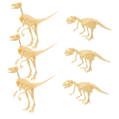FUNNETOYU 6stücke Teiliges Dinosaurier-Skelett Selbstmontage Dinosaurier Knochen Spielzeug Für Inkl Tyrannosaurus Und Velociraptor Aus Sicherem Kunststoff Fördert Kreativität Und Lernen FUNNETOYU 6stücke Teiliges Dinosaurier-Skelett Selbstmontage Dinosaurier Knochen Spielzeug Für Inkl Tyrannosaurus Und Velociraptor Aus Sicherem Kunststoff Fördert Kreativität Und Lernen von FUNNETOYU