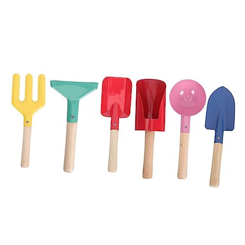 FUNNETOYU 6 Stück Gartengeräte Mini Sandspielzeug Mehrzweck Schaufelspielzeug Strandparty Kinderspielzeug Strand Sandkastenspielzeug Strandspielzeug Kindersandschaufel Grabschaufeln von FUNNETOYU