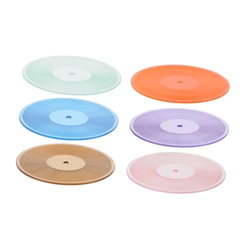 FUNNETOYU Miniatur-schallplatten Fürs Puppenhaus – 6er-Pack Vintage-schallplatten Dekorativer Akzent FUNNETOYU Miniatur-schallplatten Fürs Puppenhaus – 6er-Pack Vintage-schallplatten Dekorativer Akzent von FUNNETOYU