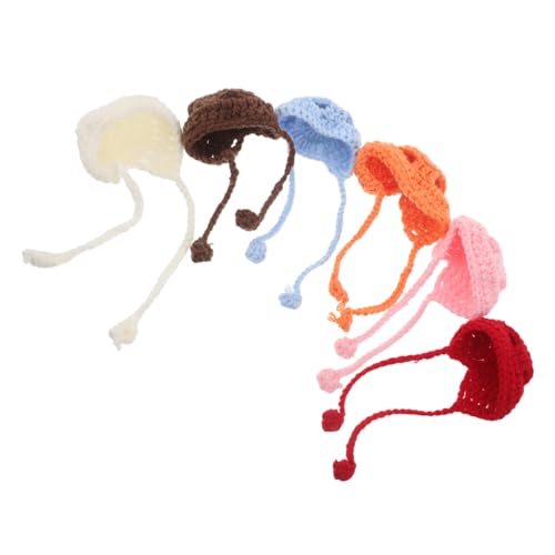 FUNNETOYU 6 Stück Mini Strickmützen für Puppen und Kleintiere Handgestrickte Leichte DIY Weihnachtsdeko und Bastelaccessoires Atmungsaktive Kleine Wollmützen als Flaschenaufsatz und FUNNETOYU 6 Stück Mini Strickmützen für Puppen und Kleintiere Handgestrickte Leichte DIY Weihnachtsdeko und Bastelaccessoires Atmungsaktive Kleine Wollmützen als Flaschenaufsatz und von FUNNETOYU