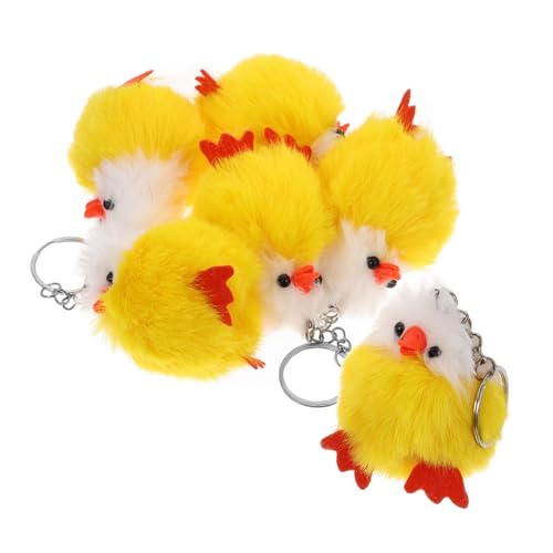 FUNNETOYU 6 Stück Plüsch-Küken-Anhänger ostern geschenkideen ostern Mini-Plüsch-Huhn flauschige Tier-Schlüsselanhänger Hähnchen-Partyartikel Mini-Plüschtiere Zinklegierung FUNNETOYU 6 Stück Plüsch-Küken-Anhänger ostern geschenkideen ostern Mini-Plüsch-Huhn flauschige Tier-Schlüsselanhänger Hähnchen-Partyartikel Mini-Plüschtiere Zinklegierung von FUNNETOYU