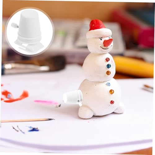 FUNNETOYU 6 Stück Teiliges Aufziehspielzeug für DIY Clay Bastelarbeiten Wiederverwendbare Mechanische Bewegung Transparentes Kunststoffmaterial als Schulzubehör und von FUNNETOYU