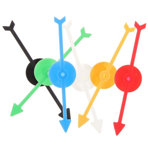 FUNNETOYU 6 Stück Teiliges Bunter Kunststoff Pfeile Drehbare Zeiger für Brettspiele und Lernspiele Robustes Material Interaktives für Familien Vielseitig Einsetzbar FUNNETOYU 6 Stück Teiliges Bunter Kunststoff Pfeile Drehbare Zeiger für Brettspiele und Lernspiele Robustes Material Interaktives für Familien Vielseitig Einsetzbar von FUNNETOYU