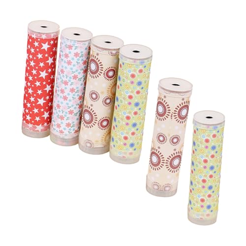 FUNNETOYU 6 Stück Teiliges DIY Bastelset für Bunte Papiermaterialien Pädagogisches Kreativität und Hand Auge Koordination Zufällige Farben für Kindergarten und Experimente Zufällige Farbe von FUNNETOYU