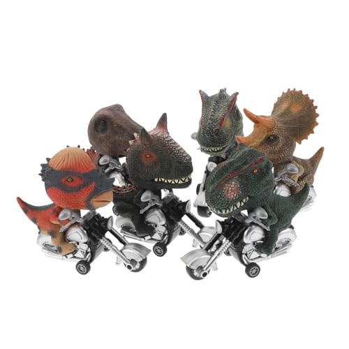 FUNNETOYU 6 Stück Teiliges Dinosaurier Motorrad Set Rückziehauto mit Reibungsantrieb Detailreiche Fahrzeuge Robust für Indoor Outdoor Geeignet Pädagogisch FUNNETOYU 6 Stück Teiliges Dinosaurier Motorrad Set Rückziehauto mit Reibungsantrieb Detailreiche Fahrzeuge Robust für Indoor Outdoor Geeignet Pädagogisch von FUNNETOYU