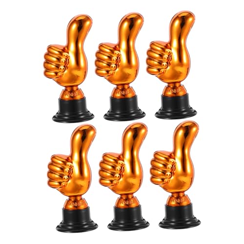FUNNETOYU 6 Stück Daumentrophäen Aus Kunststoff Für Erwachsene Kleiner Auszeichnungsbecher Wiederverwendbare Trophäen Für Partys Spieleabende Sportbelohnungen Und Event Werbegeschenke FUNNETOYU 6 Stück Daumentrophäen Aus Kunststoff Für Erwachsene Kleiner Auszeichnungsbecher Wiederverwendbare Trophäen Für Partys Spieleabende Sportbelohnungen Und Event Werbegeschenke von FUNNETOYU