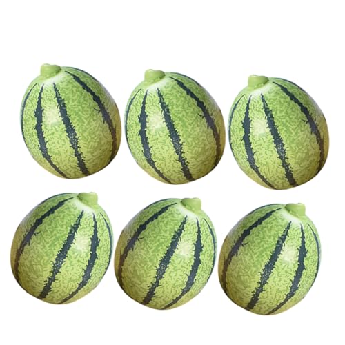 FUNNETOYU 6 Stück Teiliges Mini Wassermelonen Dekor Realistische Miniatur Früchte Glatte Oberfläche für Puppenhäuser Tischdekoration und Mini Szenen Lebendige und Farbenfrohe Gestaltung FUNNETOYU 6 Stück Teiliges Mini Wassermelonen Dekor Realistische Miniatur Früchte Glatte Oberfläche für Puppenhäuser Tischdekoration und Mini Szenen Lebendige und Farbenfrohe Gestaltung von FUNNETOYU
