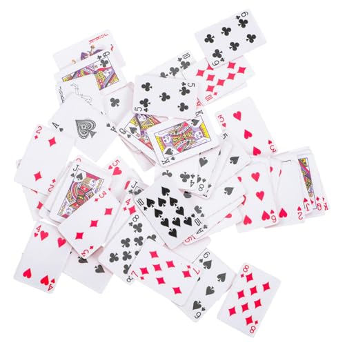 FUNNETOYU 6 Stück Teiliges Miniatur puppenspielkarten Detailreiche Mini Spielkarten für Erwachsene Kreatives Kartenspielzubehör für Puppenhaus Dekoration und DIY mikroszenen FUNNETOYU 6 Stück Teiliges Miniatur puppenspielkarten Detailreiche Mini Spielkarten für Erwachsene Kreatives Kartenspielzubehör für Puppenhaus Dekoration und DIY mikroszenen von FUNNETOYU