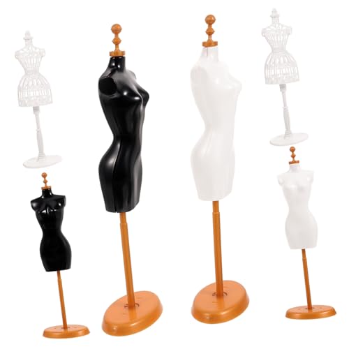 FUNNETOYU 6 Stück Teiliges Puppenkleiderbügel aus Stabilem Kunststoff Vielseitige Mini Puppenmannequins Schwarz Faltbare Puppenkleiderständer für Puppenhaus für Puppenkleiderpräsentation FUNNETOYU 6 Stück Teiliges Puppenkleiderbügel aus Stabilem Kunststoff Vielseitige Mini Puppenmannequins Schwarz Faltbare Puppenkleiderständer für Puppenhaus für Puppenkleiderpräsentation von FUNNETOYU