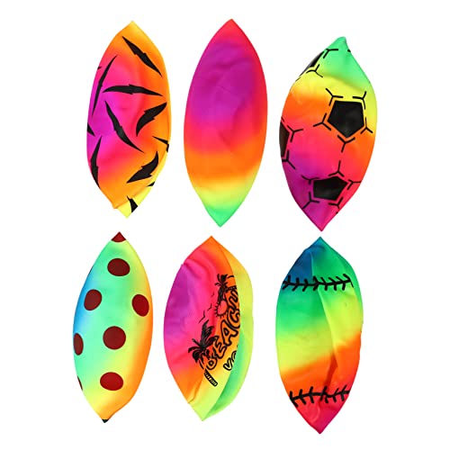 FUNNETOYU 6 Stück Teiliges Regenbogen Strandbälle Aufblasbare Bunte Wasserspielzeuge für Sommeraktivitäten und aus Langlebigem FUNNETOYU 6 Stück Teiliges Regenbogen Strandbälle Aufblasbare Bunte Wasserspielzeuge für Sommeraktivitäten und aus Langlebigem von FUNNETOYU