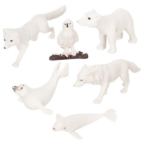 FUNNETOYU 6 Stück Teiliges Robuste Abs Wildtierfiguren Lernspielzeug Realistisch Natürlich Aussehend Pädagogisch für Winterspiele und Kreative Freizeitgestaltung FUNNETOYU 6 Stück Teiliges Robuste Abs Wildtierfiguren Lernspielzeug Realistisch Natürlich Aussehend Pädagogisch für Winterspiele und Kreative Freizeitgestaltung von FUNNETOYU