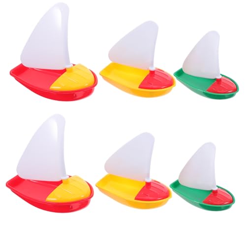 FUNNETOYU 6 Stück Teiliges Strandspielzeug Bunte Segelboote für Sommerliches Schwimmspielzeug Fördert Outdoor Spiel Spaß Am Strand und Pool Geeignet für Jungen Mädchen FUNNETOYU 6 Stück Teiliges Strandspielzeug Bunte Segelboote für Sommerliches Schwimmspielzeug Fördert Outdoor Spiel Spaß Am Strand und Pool Geeignet für Jungen Mädchen von FUNNETOYU
