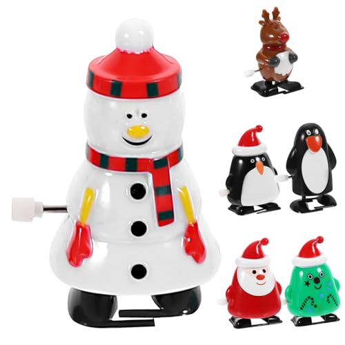 FUNNETOYU 6 Stück Teiliges Weihnachts Aufziehspielzeug Set Lustige Weihnachtliche Uhrwerkspielzeuge Party Accessoires Dekorationen FUNNETOYU 6 Stück Teiliges Weihnachts Aufziehspielzeug Set Lustige Weihnachtliche Uhrwerkspielzeuge Party Accessoires Dekorationen von FUNNETOYU