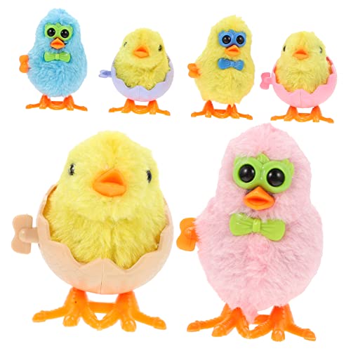 FUNNETOYU 6 Stück Uhrwerk-Laufspielzeug für kinderspielzeug Easter Hühnchen matschig Hühner-Zen-Garten Plüschspielzeug zum Aufziehen Gastgeschenke für Ostern Plastik FUNNETOYU 6 Stück Uhrwerk-Laufspielzeug für kinderspielzeug Easter Hühnchen matschig Hühner-Zen-Garten Plüschspielzeug zum Aufziehen Gastgeschenke für Ostern Plastik von FUNNETOYU
