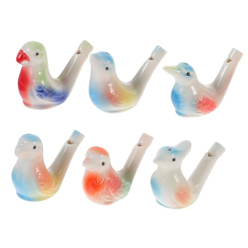 FUNNETOYU 6 Stück Wasservogel Pfeifen Keramik Musikspielzeug für Erwachsene Lustige Wasserspiele Kompakt Leicht Tragbar als Geburtstags FUNNETOYU 6 Stück Wasservogel Pfeifen Keramik Musikspielzeug für Erwachsene Lustige Wasserspiele Kompakt Leicht Tragbar als Geburtstags von FUNNETOYU