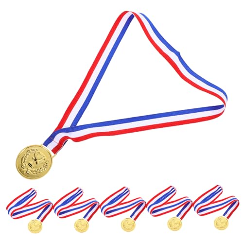 FUNNETOYU 6 Stück Zum Aufhängen Von Medaillen Ende Medaillen Verleihen Medaillenanzeige Bronzene Medaillen Medaillenständer Medaillenhalter Kleiderbügel Fa Abs Zinklegierung Golden von FUNNETOYU