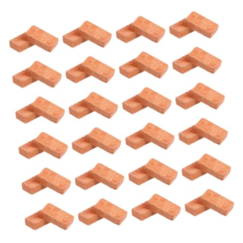FUNNETOYU 60 Stück Maßstab Rote Tonziegel für Puppenhaus Micro Landschaft DIY Sandtisch Mikro-Szene Bausteine Wiederverwendbar Modellbau Dekoration FUNNETOYU 60 Stück Maßstab Rote Tonziegel für Puppenhaus Micro Landschaft DIY Sandtisch Mikro-Szene Bausteine Wiederverwendbar Modellbau Dekoration von FUNNETOYU