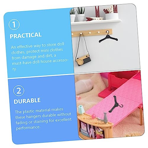 FUNNETOYU 60 Stück Teiliges Miniatur Puppenkleiderbügel aus Kunststoff Vielseitige Mini Kleiderhalter für Puppen Glatte Oberfläche zur Aufbewahrung und Präsentation von Puppenkleidung FUNNETOYU 60 Stück Teiliges Miniatur Puppenkleiderbügel aus Kunststoff Vielseitige Mini Kleiderhalter für Puppen Glatte Oberfläche zur Aufbewahrung und Präsentation von Puppenkleidung von FUNNETOYU