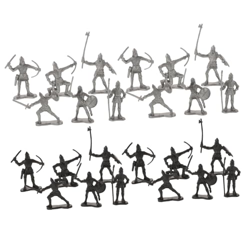 FUNNETOYU 60 Stück Teiliges Set Miniatur Soldaten Figuren aus Robustem Kunststoff Detailreiche Antike Militärmodelle mit Mittelalterlichen Rittern und Römischen Kriegern Pädagogisches FUNNETOYU 60 Stück Teiliges Set Miniatur Soldaten Figuren aus Robustem Kunststoff Detailreiche Antike Militärmodelle mit Mittelalterlichen Rittern und Römischen Kriegern Pädagogisches von FUNNETOYU