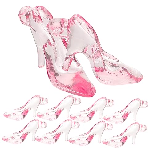 FUNNETOYU 62 Stück Teiliges Miniatur High Heel Schuhe Dekoration für Puppenhaus Transparente Kristallschuhe für Kreative DIY Gestaltung und Party Dekoration Rosa FUNNETOYU 62 Stück Teiliges Miniatur High Heel Schuhe Dekoration für Puppenhaus Transparente Kristallschuhe für Kreative DIY Gestaltung und Party Dekoration Rosa von FUNNETOYU