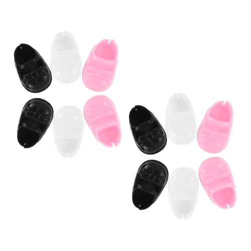 FUNNETOYU 6Paare Puppenschuhe für Süße Dekorative Flache Schuhe für Puppen Kostümzubehör und Stabil und Komfortabel für Kreatives FUNNETOYU 6Paare Puppenschuhe für Süße Dekorative Flache Schuhe für Puppen Kostümzubehör und Stabil und Komfortabel für Kreatives von FUNNETOYU