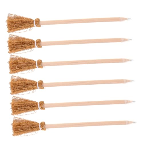 FUNNETOYU 6Stücke Besenstift Kreative Hexenbesen Bleistifte für Zeichnen und Schreiben für Künstler und Halloween Partybedarf Langlebig und Bruchsicher FUNNETOYU 6Stücke Besenstift Kreative Hexenbesen Bleistifte für Zeichnen und Schreiben für Künstler und Halloween Partybedarf Langlebig und Bruchsicher von FUNNETOYU