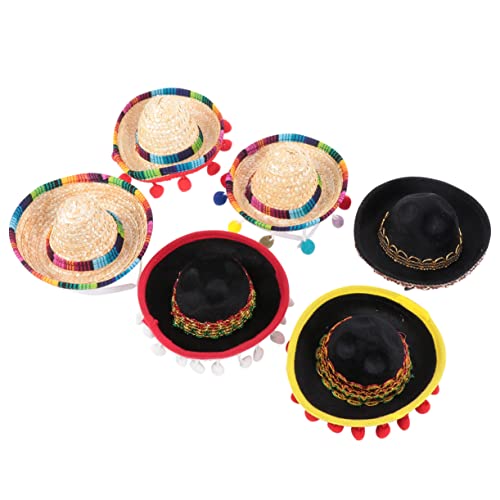 FUNNETOYU 6Stücke Mini Mexikanische Sombrero Haarreifen Lustige Festival Kopfbedeckung für Karneval Mottopartys und Gruppenfotos Kreative Party Deko und Geschenkidee FUNNETOYU 6Stücke Mini Mexikanische Sombrero Haarreifen Lustige Festival Kopfbedeckung für Karneval Mottopartys und Gruppenfotos Kreative Party Deko und Geschenkidee von FUNNETOYU