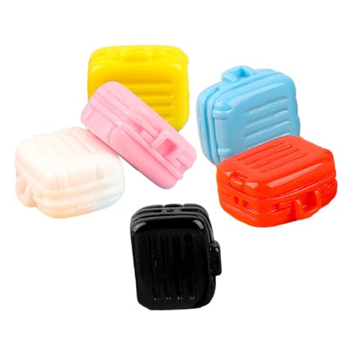 FUNNETOYU 6Stücke Miniatur Koffer für Puppenhäuser Teiliges Zubehör im Vintage Stil zur Dekoration von Mini Häusern mit Glatter Oberfläche für Angenehmes und Kreatives DIY FUNNETOYU 6Stücke Miniatur Koffer für Puppenhäuser Teiliges Zubehör im Vintage Stil zur Dekoration von Mini Häusern mit Glatter Oberfläche für Angenehmes und Kreatives DIY von FUNNETOYU