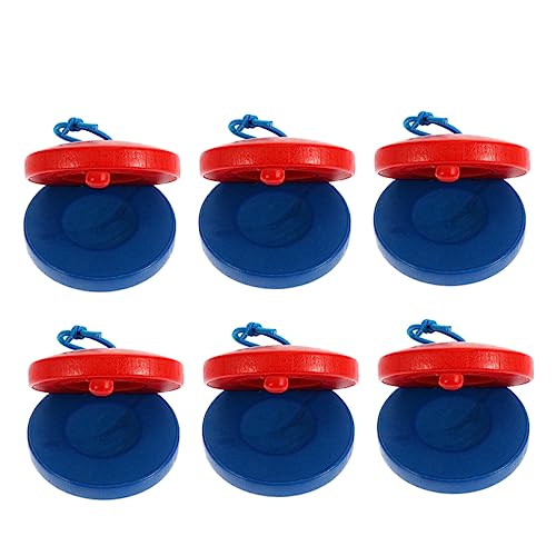 FUNNETOYU 6Stücke Orff Holz Castanets für Musikalisches zur Frühen Bildung Fördert Rhythmusgefühl und Klangsensibilität für Kleinkinder FUNNETOYU 6Stücke Orff Holz Castanets für Musikalisches zur Frühen Bildung Fördert Rhythmusgefühl und Klangsensibilität für Kleinkinder von FUNNETOYU