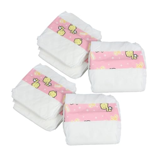 FUNNETOYU 6Stücke Puppenwindeln Zubehör für Babypuppen Wiederverwendbare Leicht und Langlebig Dekorative Miniaturwindeln für Puppen FUNNETOYU 6Stücke Puppenwindeln Zubehör für Babypuppen Wiederverwendbare Leicht und Langlebig Dekorative Miniaturwindeln für Puppen von FUNNETOYU