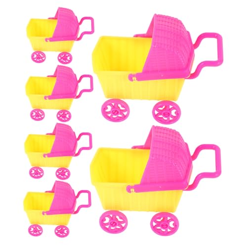 FUNNETOYU 6Stücke Realistischer Babypuppen Kinderwagen Einkaufswagen Für Rollenspiele Spielzubehör Für Fantasievolles Hochwertiges Modell Für Kreative FUNNETOYU 6Stücke Realistischer Babypuppen Kinderwagen Einkaufswagen Für Rollenspiele Spielzubehör Für Fantasievolles Hochwertiges Modell Für Kreative von FUNNETOYU