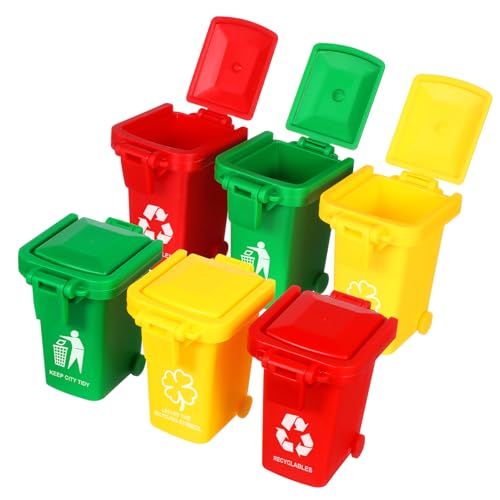 FUNNETOYU 6Stücke Teiliges Müllsortierspielzeug Lernspielzeug für Frühe Bildung Hand Auge Koordination für Jungen und Mädchen Farben mit Je Mülleimern FUNNETOYU 6Stücke Teiliges Müllsortierspielzeug Lernspielzeug für Frühe Bildung Hand Auge Koordination für Jungen und Mädchen Farben mit Je Mülleimern von FUNNETOYU
