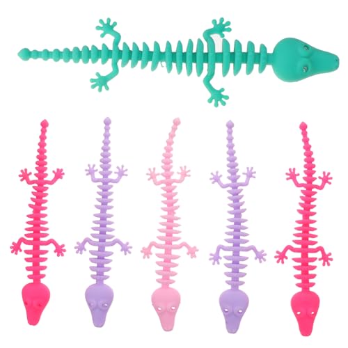 FUNNETOYU 6Stücke Teiliges Zappelspielzeug für Erwachsene Dehnbares Stressspielzeug Interaktives Dinosaurier Armband aus Perfektes Party Gadget für Stressfreies und Motorische FUNNETOYU 6Stücke Teiliges Zappelspielzeug für Erwachsene Dehnbares Stressspielzeug Interaktives Dinosaurier Armband aus Perfektes Party Gadget für Stressfreies und Motorische von FUNNETOYU