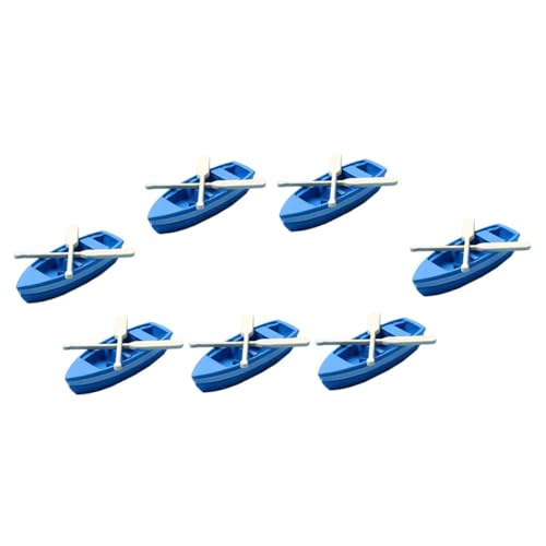 FUNNETOYU 7 Satz Teiliges Miniatur Boot Modell aus Hochwertigem Harz mit Paddeln Dekorative Strand Mikrolandschaft DIY Bastelmaterial Kleine Bootsdeko für Schreibtisch und Heimgestaltung FUNNETOYU 7 Satz Teiliges Miniatur Boot Modell aus Hochwertigem Harz mit Paddeln Dekorative Strand Mikrolandschaft DIY Bastelmaterial Kleine Bootsdeko für Schreibtisch und Heimgestaltung von FUNNETOYU