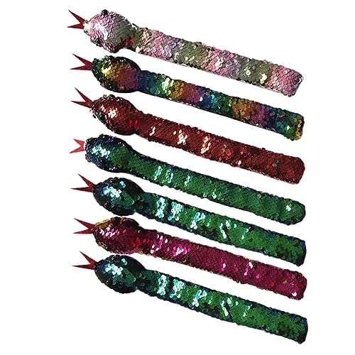FUNNETOYU 7 Stück Festival Slap Bänder Armbänder Tragbare Slap Bänder Halloween Zubehör Party Zubehör Pailletten Slap Bänder Lustige Slap Bänder Kunstleder FUNNETOYU 7 Stück Festival Slap Bänder Armbänder Tragbare Slap Bänder Halloween Zubehör Party Zubehör Pailletten Slap Bänder Lustige Slap Bänder Kunstleder von FUNNETOYU