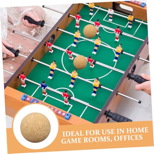 FUNNETOYU 7 Stück Teiliges Tischfußball Ersatzball Langlebigem Kork Leichte Mini kickerbälle für Einfache Installation Tragbar Geeignet für Tischfußballspiel Zuhause und Freizeitspaß von FUNNETOYU