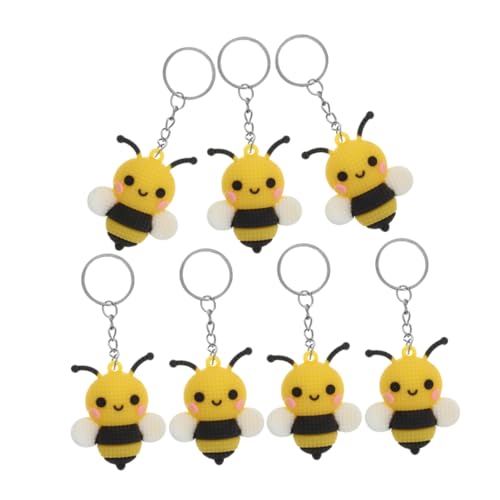 FUNNETOYU 7-teiliges Set Schlüsselanhänger Deko Schlüsselbund Geldbörse Charme Tasche Charme Für Handtaschen Biene Liefert Pvc FUNNETOYU 7-teiliges Set Schlüsselanhänger Deko Schlüsselbund Geldbörse Charme Tasche Charme Für Handtaschen Biene Liefert Pvc von FUNNETOYU