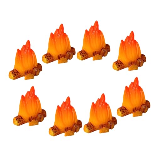 FUNNETOYU 8 Stück Lagerfeuer -Ornamente Party Dekoration Für Im Freien Modelle Miniatur Gefälscht Künstlich Farbe Drinnen Mini-lagerfeuerfigur Mikro Lagerfeuer Puppenhaus-Lagerfeuer Harz FUNNETOYU 8 Stück Lagerfeuer -Ornamente Party Dekoration Für Im Freien Modelle Miniatur Gefälscht Künstlich Farbe Drinnen Mini-lagerfeuerfigur Mikro Lagerfeuer Puppenhaus-Lagerfeuer Harz von FUNNETOYU